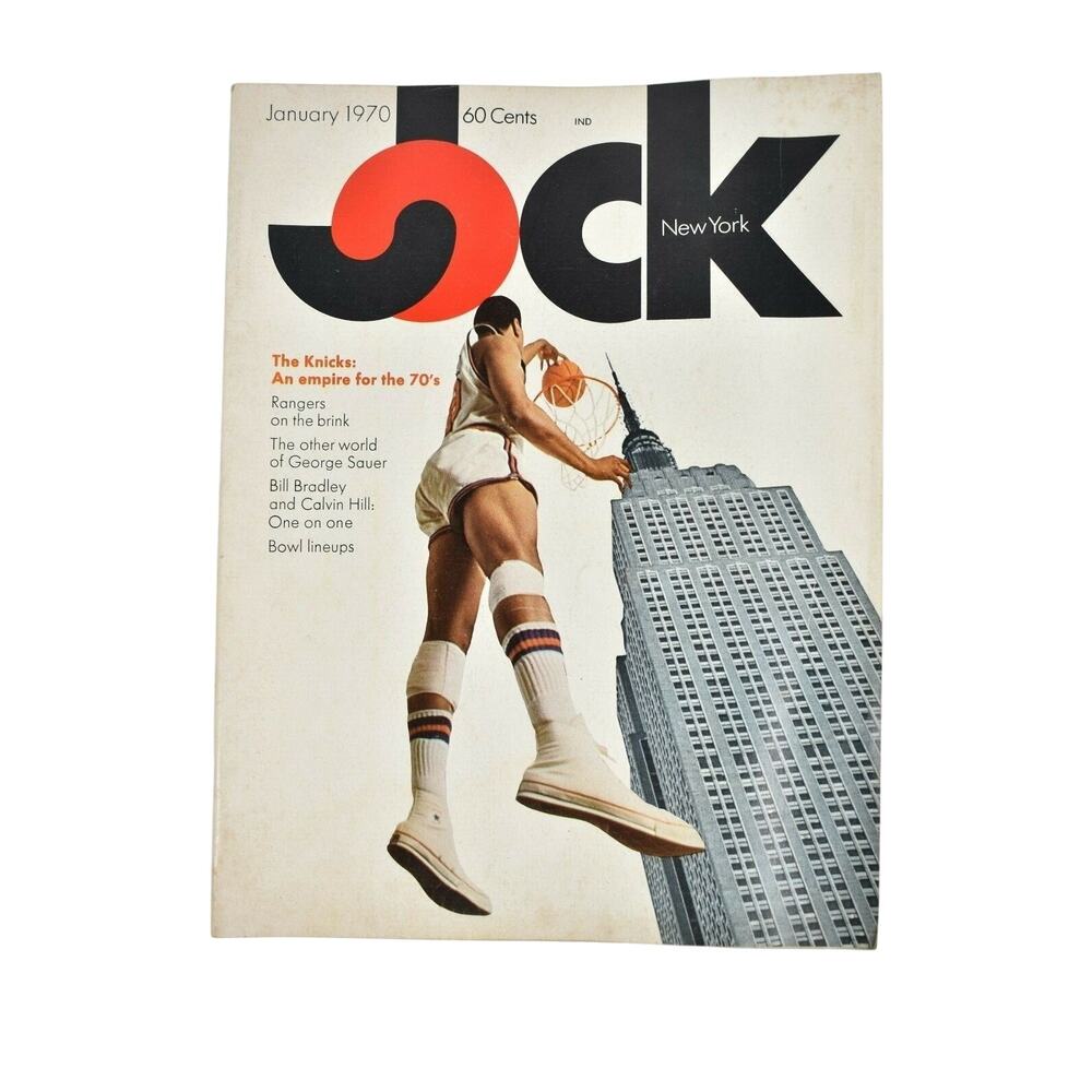 Jock New York Magazine January 1970 Joe Frazier Knicks Bill Bradley Rangers